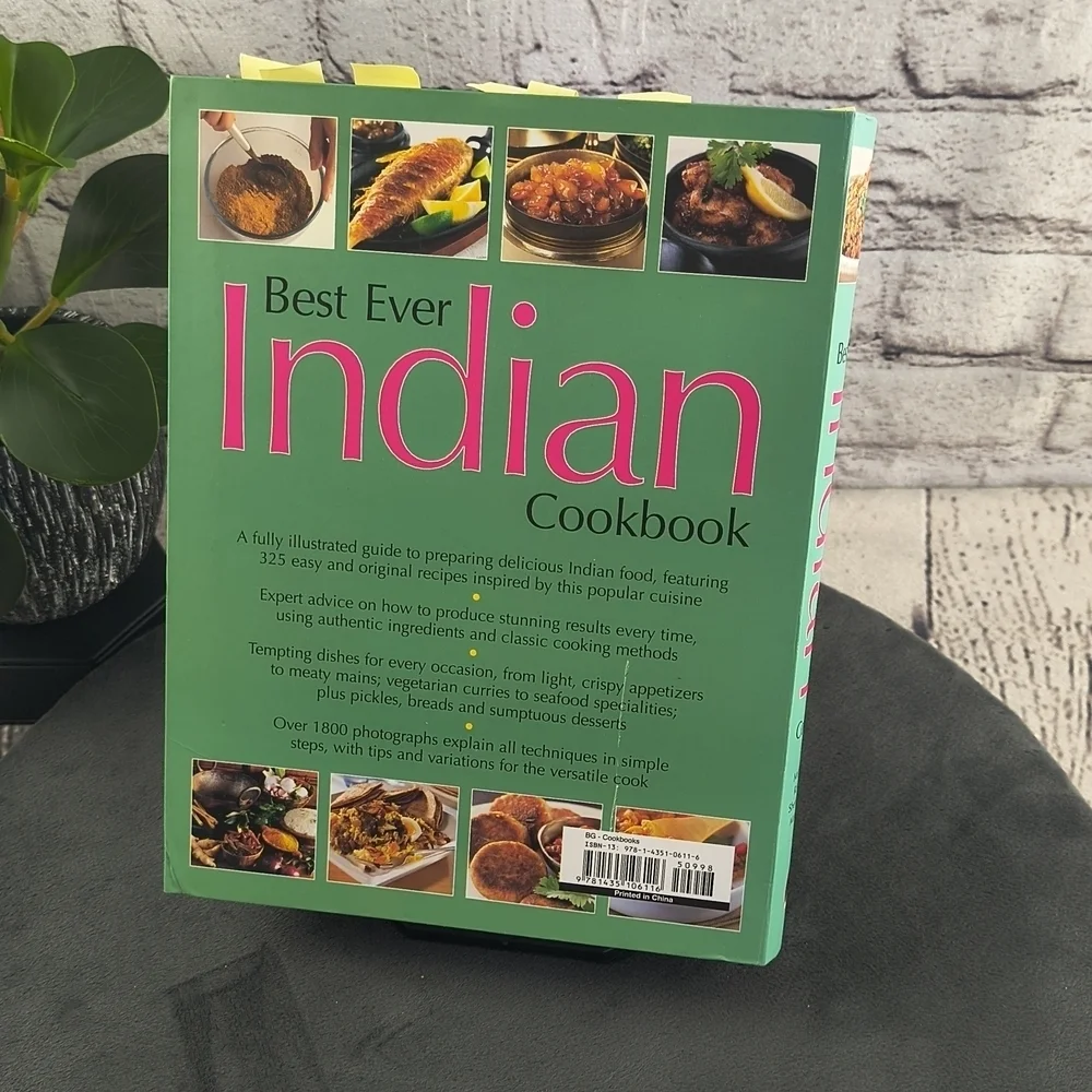 Best Ever Indian Cookbook, Semi Hardback